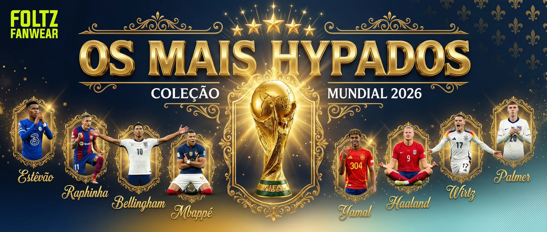 Coleção Mundial 2026 - Vista Seu País