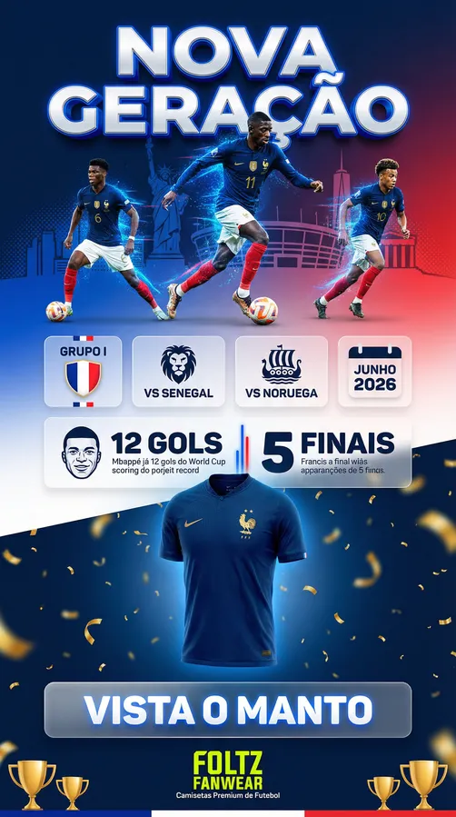 França - Elenco 2026