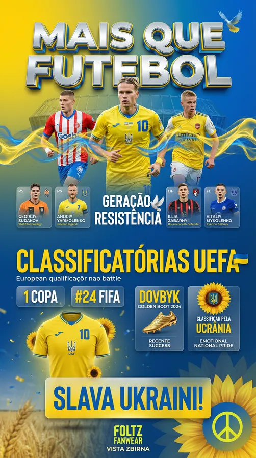 Ucrânia - Elenco 2026