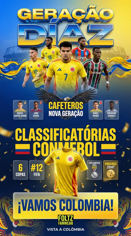 Colômbia - Elenco 2026