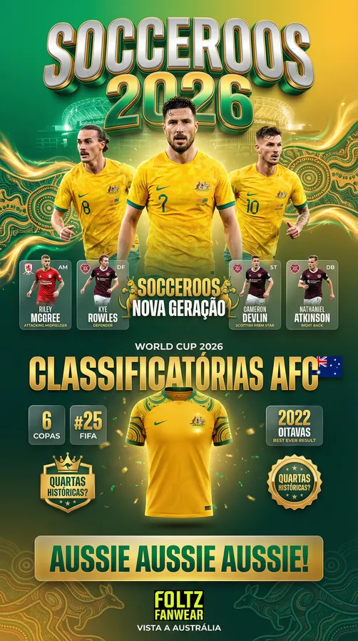 Austrália - Elenco 2026