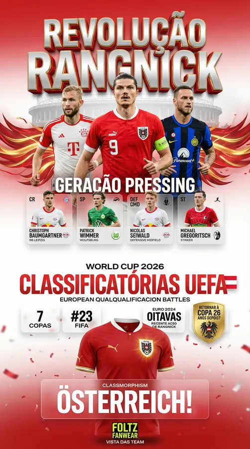 Áustria - Elenco 2026