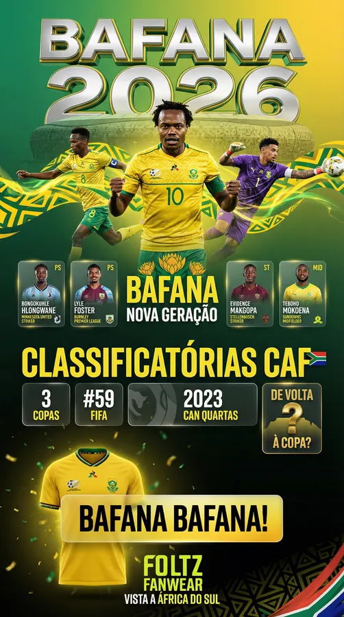 África do Sul - Elenco 2026