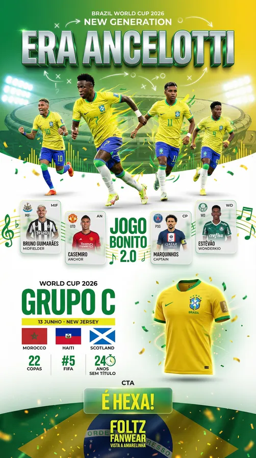 Brasil - Elenco 2026