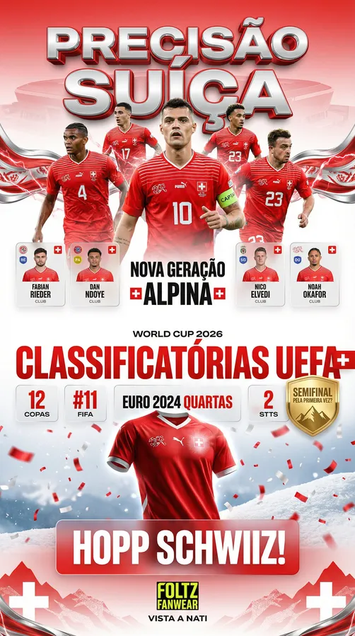 Suíça - Elenco 2026