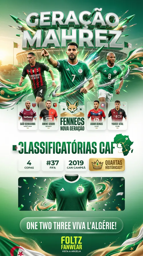 Argélia - Elenco 2026